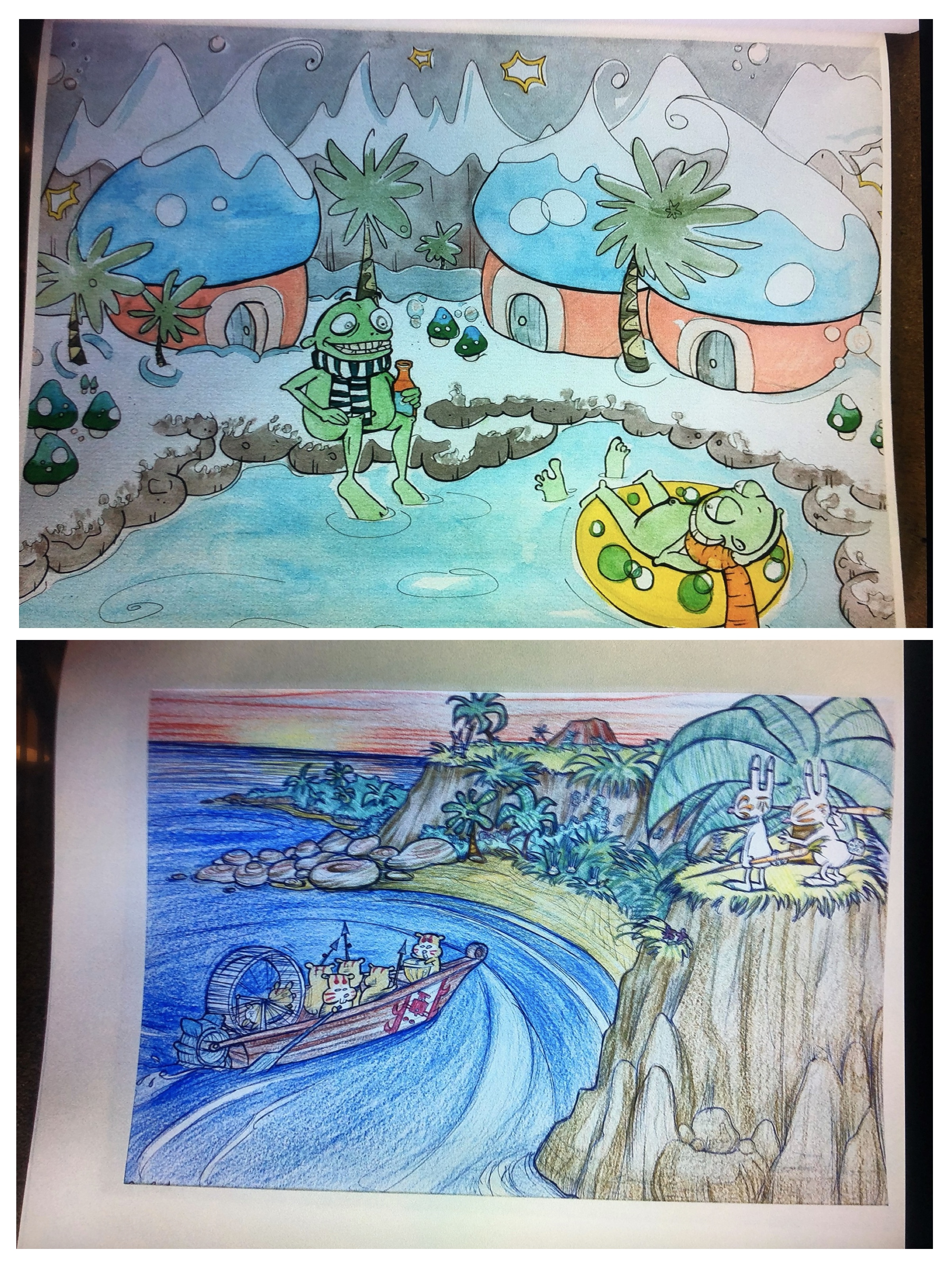 Handdrawn illustrations